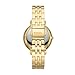Fossil Women's Jacqueline Quartz Stainless Steel Watch, Gold Moonphase Watches for Women