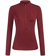 JACK SMITH Women's Fleece Half Zip Athletic Running Pullover Thermal Long Sleeve Equestrian Shirt...