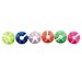 KTELI 316Pcs Bicycle Round Decorative Colored Beads Spokes Decorations Plastic Cilp Spoke Beads