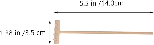 Miniatura 3 de YARNOW 20 piezas de rastrillos de jardín zen de bambú, mini herramientas de mesa para decoración del hogar, 5.5 x 1.4 x 1.6 pulgadas