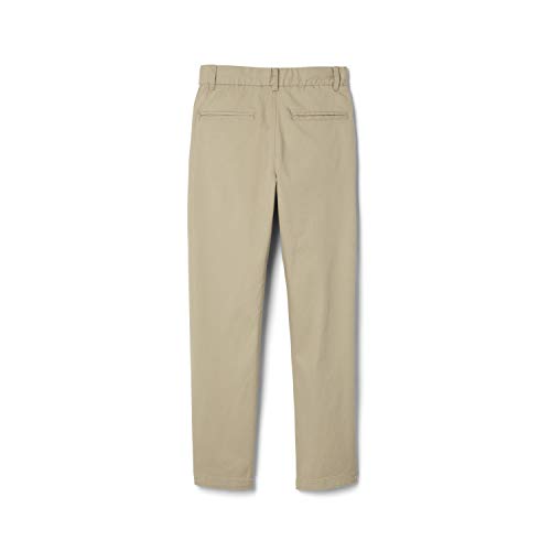 Image of French Toast Boys' Adjustable Waist Straight Fit Stretch Twill Chino Pant