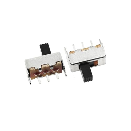 Interrupteur à glissière SS-12F44 haute précision 1P2T avec broches renforcées pour circuits