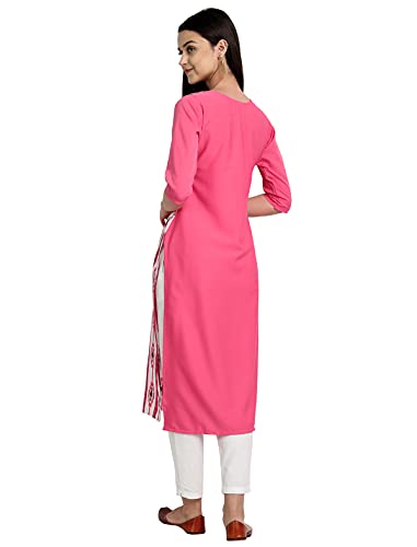 Image of Women's Crepe Straight Kurta