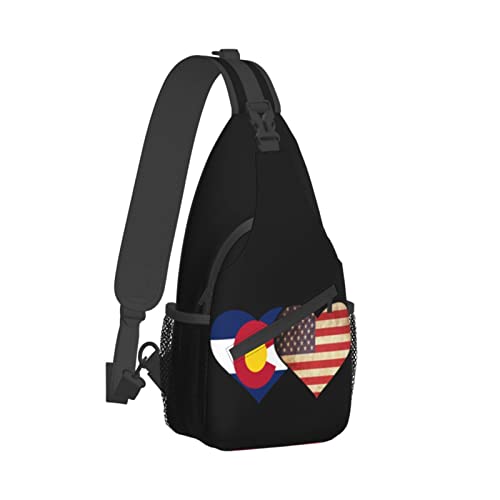 Mochila cruzada unisex color negro miniatura 3