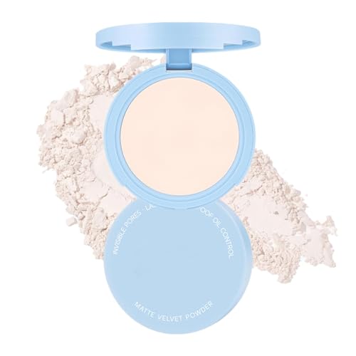 1 Piece Makeup Powder Face Powder Compact, Magic Minerals Face Powder, Collection Pressed Powder Translucent, foundation powder full coverage, Under Eye Setting Powder