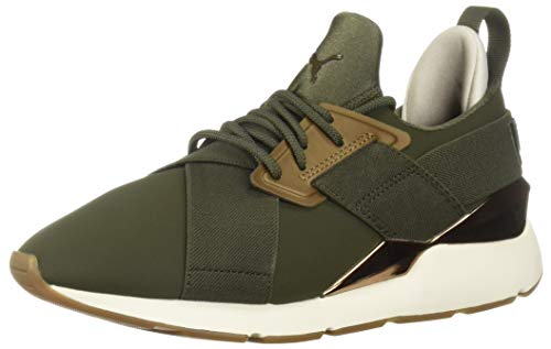 puma women's muse wn's sneaker black rose gold