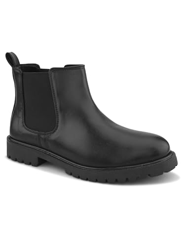 Image of STANPHORD Men Chelsea Boots | Stylish Ankle Length Casual Fashion Boots | Premium Comfortable Outdoor Travel Footwear