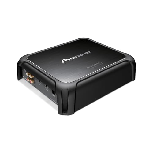 Image of Pioneer GM-DX871 - Powerhouse Amplifier with 1,600 Watts, Class-D Technology, 1-Channel, Variable Low-Pass Filter, Compact Design, and Remote Bass Boost Control