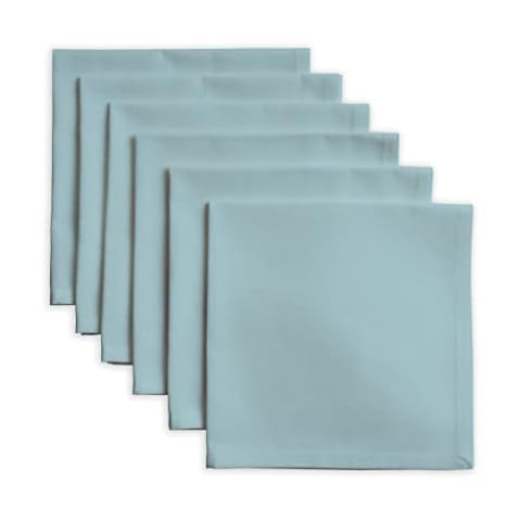 Juego de 6 servilletas reutilizables de algodón CALICOT Aquifer Cover