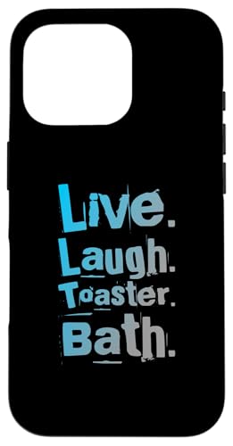 Live Laugh Toaster �o�X�T�C�� Live Laugh Toaster �����C�̈��p �X�}�z�P�[�X iPhone 16 Pro �p