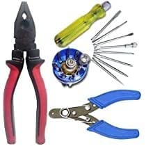 Exotic Arcade COMBO OF PLIER, WIRE CUTTER, SCREW DRIVER KIT SET Standard Screwdriver Set (Pack of 3)