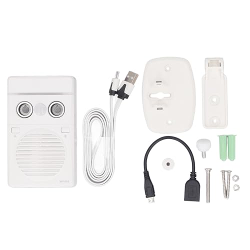 Accurate Detection Technology Portable Store Sensor Doorbell, Infrared Entry Welcome Doorbell with Voice Prompter for Shop Office Business, with MP3 Sound Format