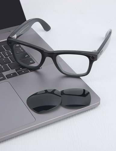 Image of Mryok Replacement Lenses Compatible with Ray-Ban Meta Wayfarer RW4006 50mm / Gen 2 RW4012 50mm Smart Glasses, HD Polarized