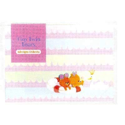 Enveloppe Rururoro Swan papier lettre illustré mignon pour correspondance et vœux