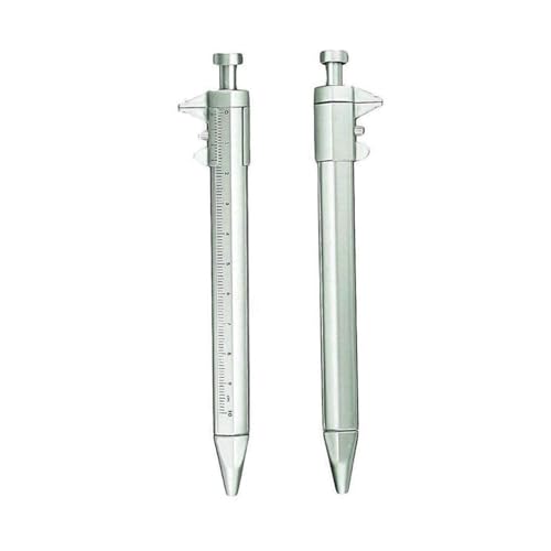 Bolígrafo de tinta gel con calibre métrico de precisión y dial para mediciones sin esfuerzo