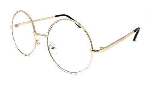 My Shades - Round Retro Sunglasses or Clear Glasses Unisex Hippie Style…