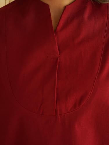 BLOCKS OF INDIA linen top – image 7