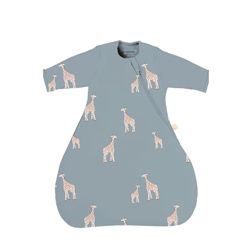 Image of GUNAMUNA Long-Sleeve Transitional Swaddle Sleep Bag - Soothes Infants, Easy Diaper Changes with WONDERZiP