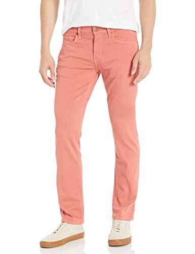 PAIGE Men's Federal Transcend Slim Straight Fit Pant, Clay Flame, 38