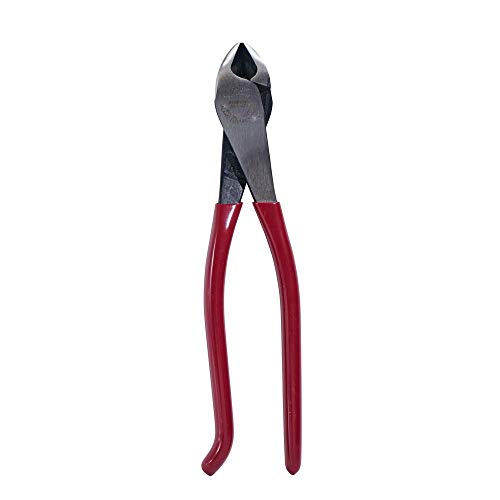 Klein Tools D248-9ST Pliers, Ironworker's Diagonal Cutting Pliers with High Leverage Design Works as Rebar Cutter and Rebar Bender, 9-Inch