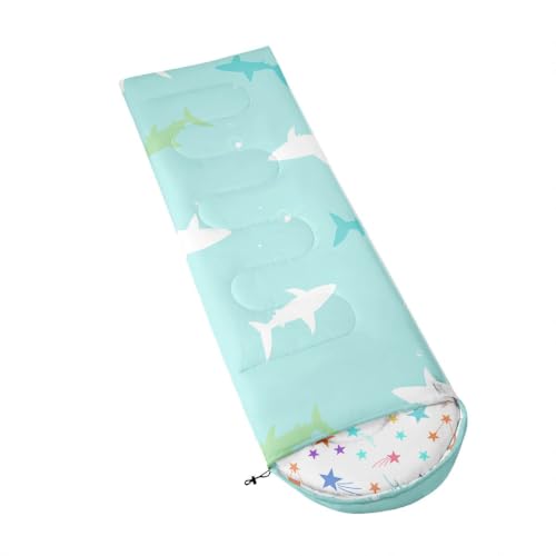 Feelyou Kids Sleeping Bag 50-77°F 3 Temporadas Bolsa de Dormir Ligera y Portátil para Niños y Adultos miniatura 4