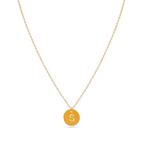 Image of Rubans Demi Fine Stainless Steel Alphabet Pendant CZ Gift for Women & Girls