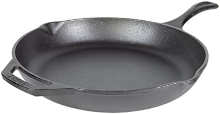 Lodge 8" Cast Iron Skillet: Preseasoned, Tarnish & Heat-Resistant, 8 Inch, Smooth Surface Compatible, Hand Wash Only - Thumbnail 3