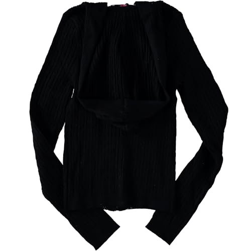 Jolie & Joy Full Circle Girls 7-16 Long Sleeve Cable Knit Zip Front Hooded Sweater2