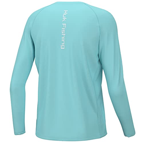 Image of HUK Boys Pursuit Solid Long Sleeve Shirt, Fishing Shirt for Kids