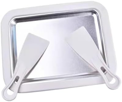 Máquina para fazer gelato com bandeja de gelo frito e pá