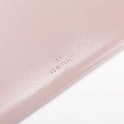 Comfyable Leather Laptop Sleeve 13-13.3 Inch Compatible For Macbook Air M2 M1 & Macbook Pro 13-14 Inch M2 2023 M1 2021 - Pvc Leather Envelope Sleeve Computer Case For Mac, Pink #TOP5
