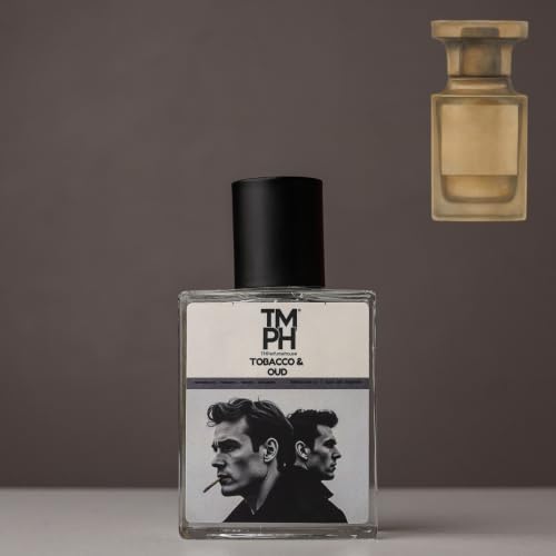 Image of TMPerfumehouse Tobacco & Oud EDP for Men | Warm, Smoky & Long Lasting Perfume Spray | Warmspicy, Tobacco & Woody Fragrance | Luxury Gift for Him | TMPH | 50ml