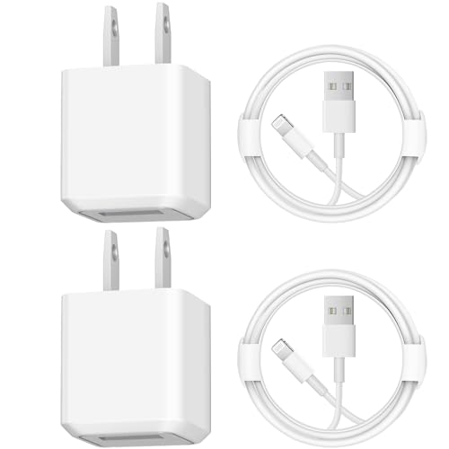 Coreykin K01 Iphone Charger [2-Pack] Usb Wall Charger Block And 6Ft Usb Fast Charging Cable Compatible cover