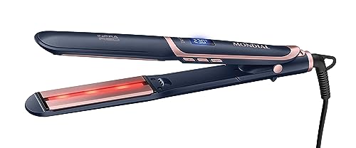 Prancha Alisadora InfraRed, Mondial, Azul/Golden Rose, 55W, Bivolt - P-01-IR