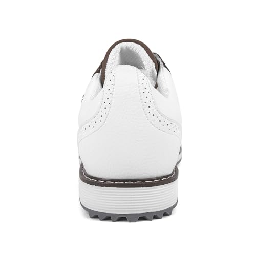 Image of THESTRON Men Golf Shoes Waterproof Professional Golf Footwears Spikes Spikeless Golf Walking Sneakers Turf Sports Golf Training Sneakers for Men