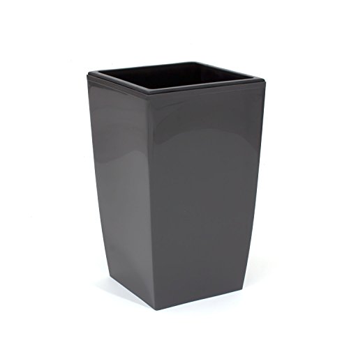 Graphite L 42.5 cm high COUBI TOWER flower pot with liner, 8 colours, new improved construction