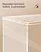 Rolife Clear Acrylic Display Case for Hobby Collectibles, Easy Assemble Dust Cover Showcase Clear Storage Bins, Stackable Storage Plastic Box with Wooden Base