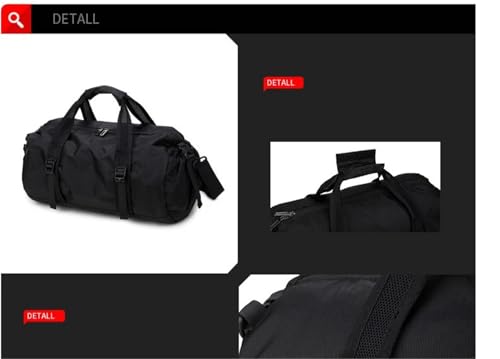 Travel Bag Fashion Black Weekend Short-distance Travel Bag Foldable Men Sports Training Handbag Large Capacity Yoga Women Duffel Bag3