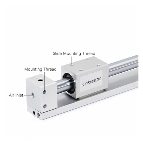 Cylindres pneumatiques à air CY3R pour lignes d'assemblage automatisées - 4
