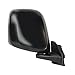 Passenger Side Mirror for Nissan NV 200, Textured Black, spot Mirror, Swing Away, Manual
