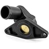Recirculating Bypass Valve BPV for WRX STI 2004+, CNC Billet Aluminum High-Flow OEM Replacement (Black)