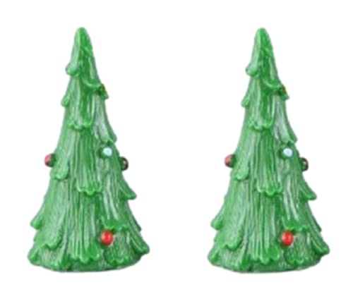BHOOLU&GOOLU Cute Miniature Christmas Tree - 2 Pcs Set