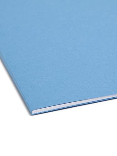 Smead Fastener File Folder, 2 Fasteners, Reinforced 1/3-Cut Tab, Legal Size, Blue, 50 Per Box (17040) #TOP4
