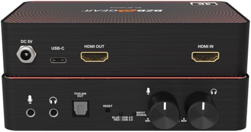 BZBGEAR USB-C 4K120 Video Capture Card with Scaler, HDMI 2.1 Loop Out, Audio & HDR10 to SDR Conversion - BG-4K120CHA