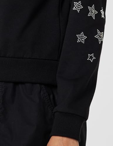 Image of Max Polyester Women Embellished Drop Shoulder Round Neck Sweatshirt