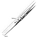 Precision Industrial Tweezers Stainless Steel Repair Tool for Small Parts Handling, Anti-Acid Hand Tool with Straight and Curved Tip Options(Straight Tip)