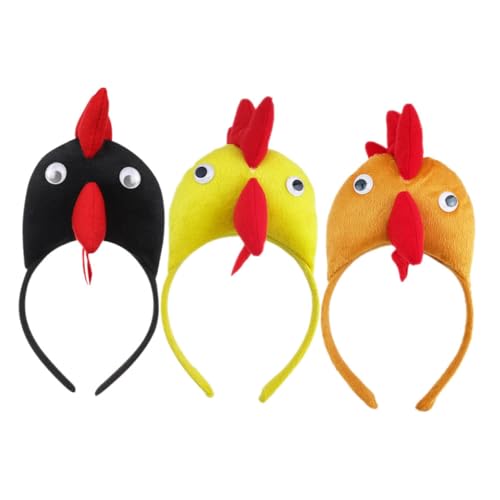 Alipis 3 peças fita de frango divertida para festa de Páscoa acessórios de carnaval para fotografia e disfarces decoração de aniversário e eventos sociais