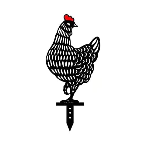 Chicken Yard Art, Acrylic Statue Decor Cover