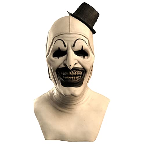 Scary Halloween Mask, Horror Clown Halloween Mask Scary Costumes, Horror Funny Latex Full Headdress Funny Horror Mask Toys, Perfect For Halloween Masquerade Partie