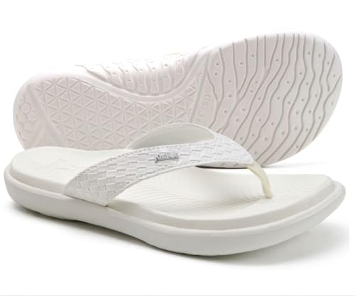 Image of KuaiLu Womens Flip Flops Arch Support Yoga Mat Cushioned Thong Sandals | Ladies Comfortable Walking Slides For Plantar Fasciitis Slip On Indoor Outdoor For Summer